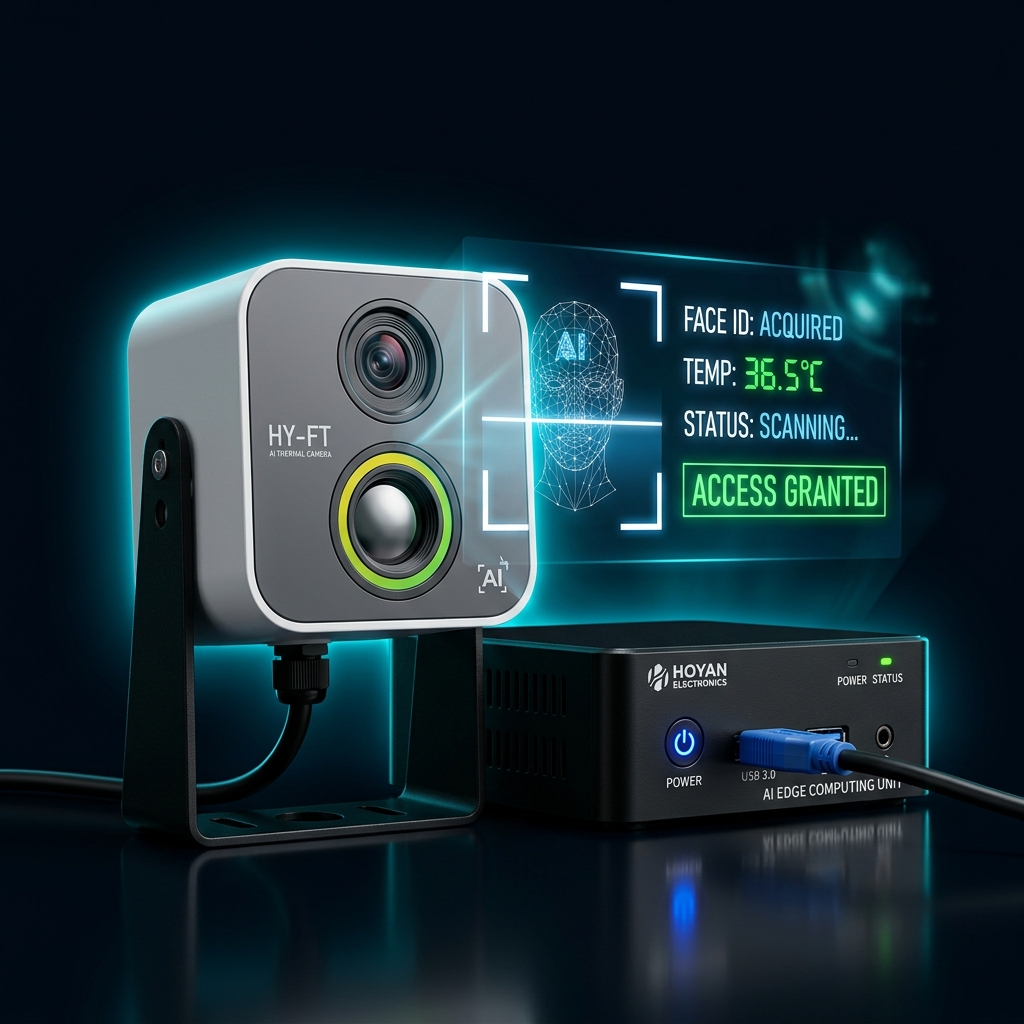 HY-FT AI 人臉辨識 IR 體溫偵測系統